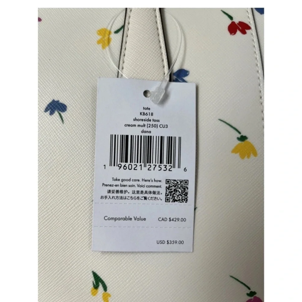 Kate Spade Dana Floral‎ Tote Floral Large